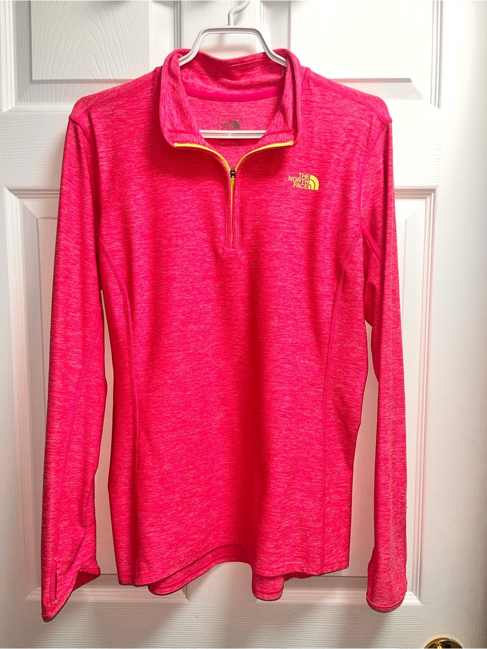 The North Face Women's Bright Pink Quarter Zip